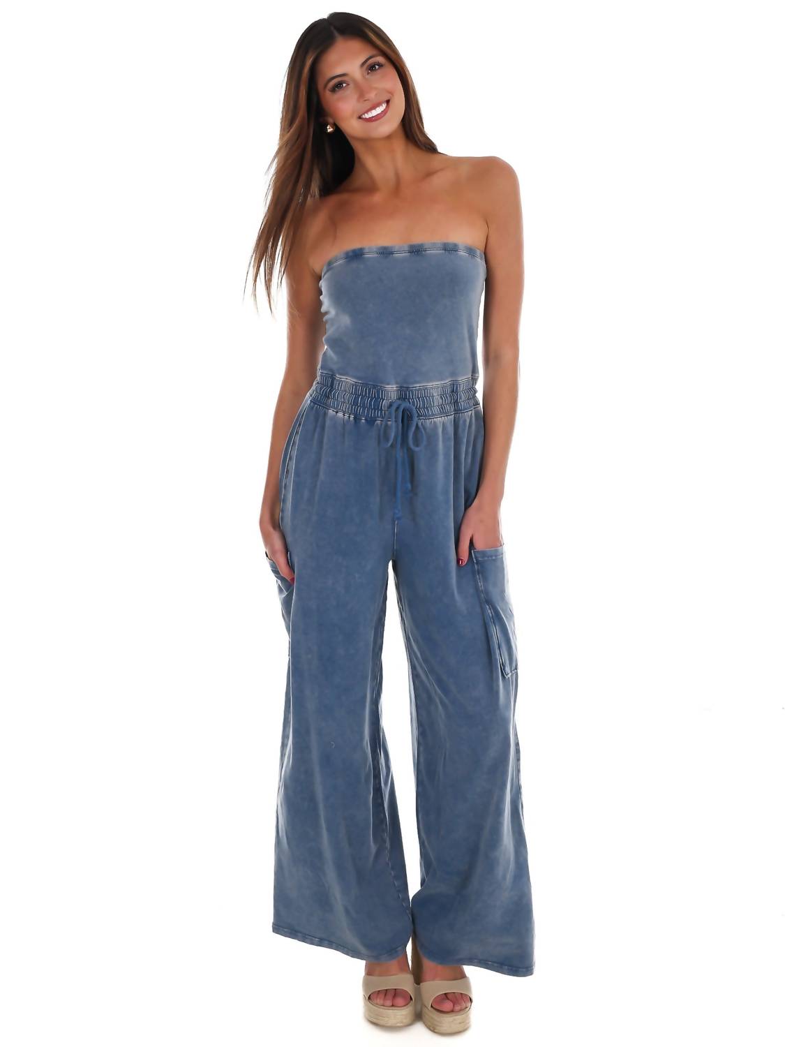 Hyfve - Rule The World Strapless Jumpsuit