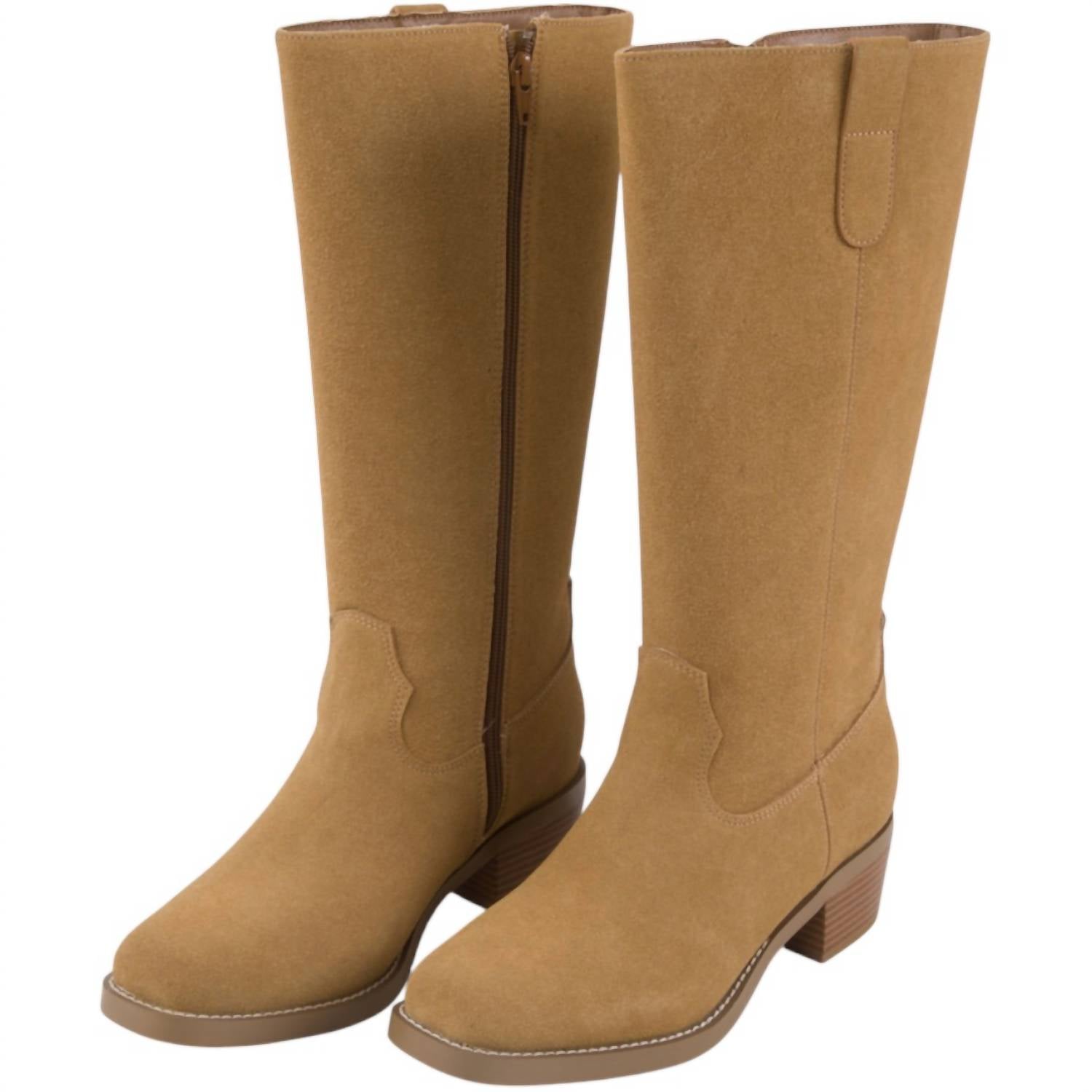 Mia - Women's Duston Riding Block Heel Boots