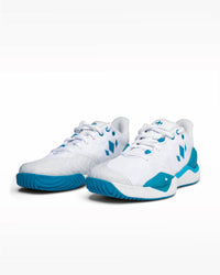 Diadem Sports Women's Court Burst Pickleball Shoes in white blue grey - women's shoe - alternate view