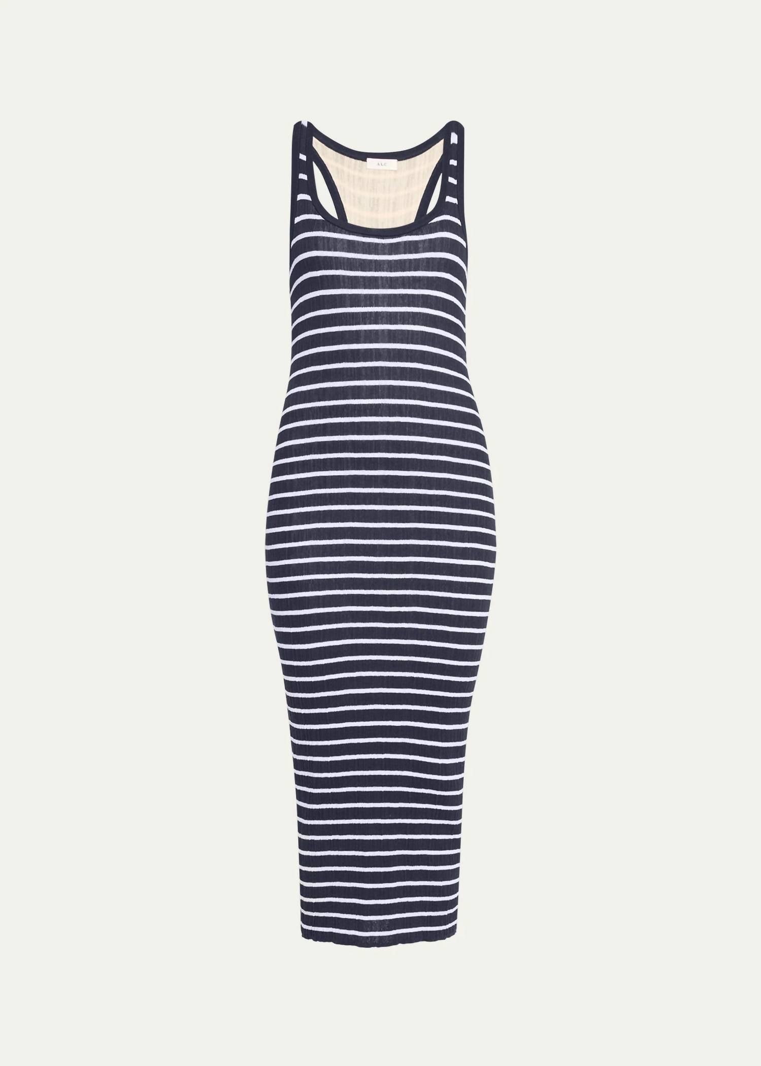 A.L.C. - Iris Stripe Knit Midi Dress