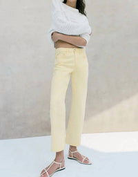 Pistola - Lex Mid Rise Bowed Straight Jean