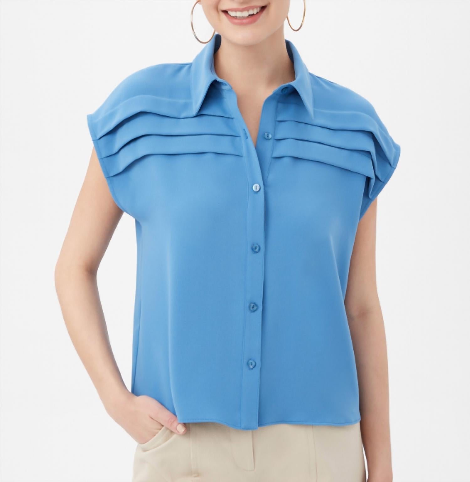 Trina Turk - Cheri Cap Sleeves Top