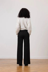 Avenue Montaigne - Carla Stretch Cotton Pants