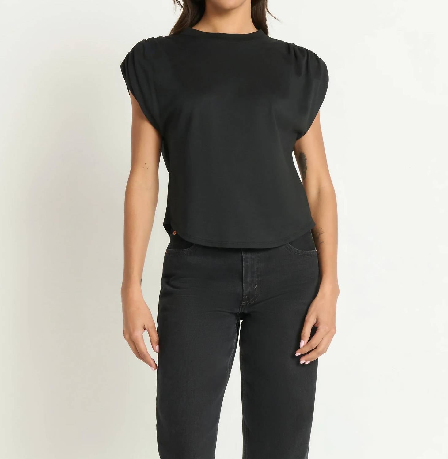 Nation Ltd - Frankie Crew Neck Muscle Tee