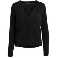 Minnie Rose - Women's Cable Knit Cardigan