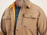 ARIAT Rebar DuraStretch Utility Softshell Shirt Jacket in khaki - men's jacket - view 4