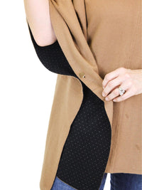 Hem & Thread - Gold Button Poncho
