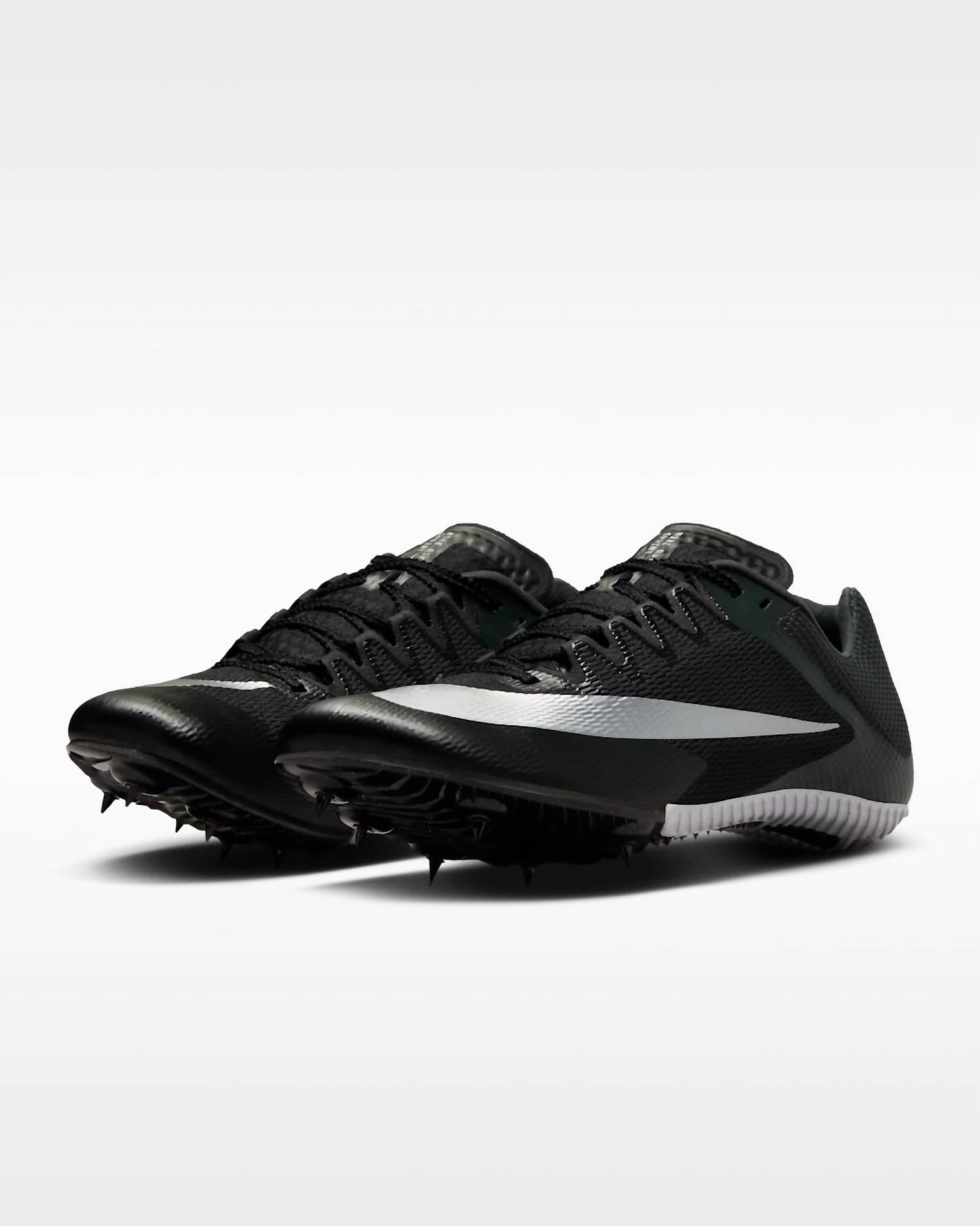 NIKE Unisex Zoom Rival Sprint Track Shoes in black metalic silver black - men's shoe - alternate view