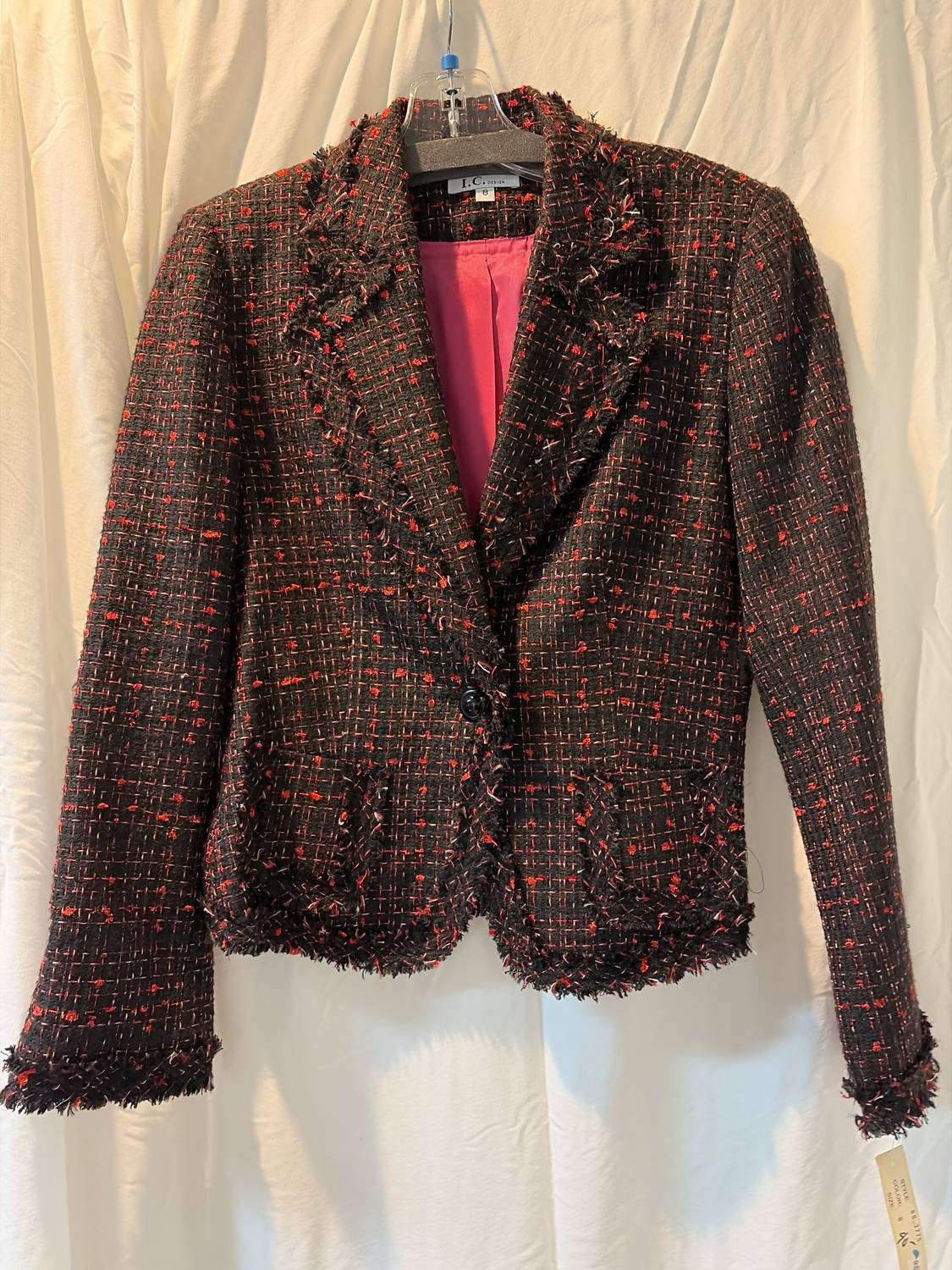 I.C. Design - Women's Tweed Blazer