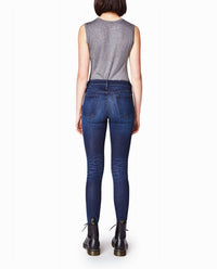 Nicole Miller - Leather And Denim Jean