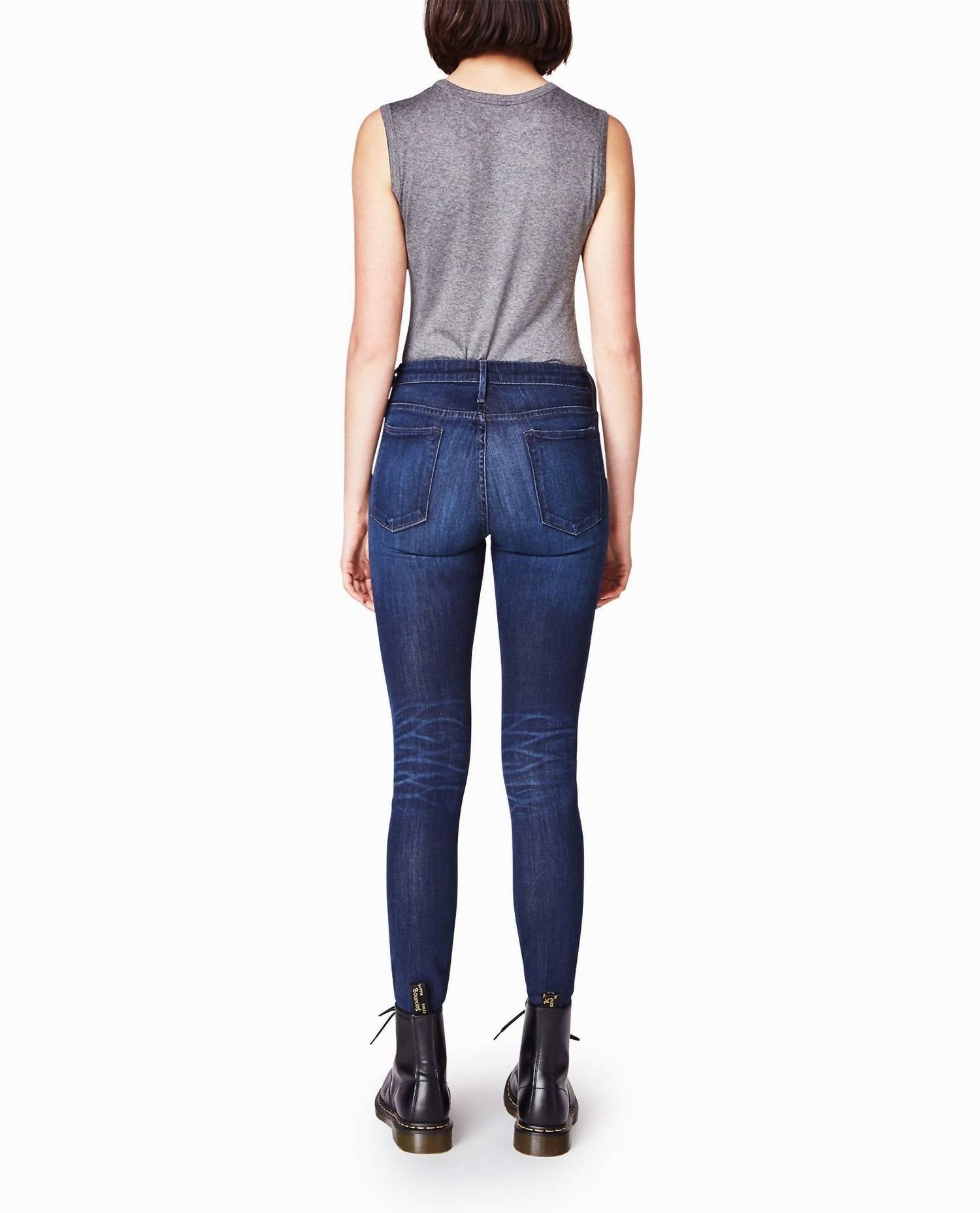Nicole Miller - Leather And Denim Jean