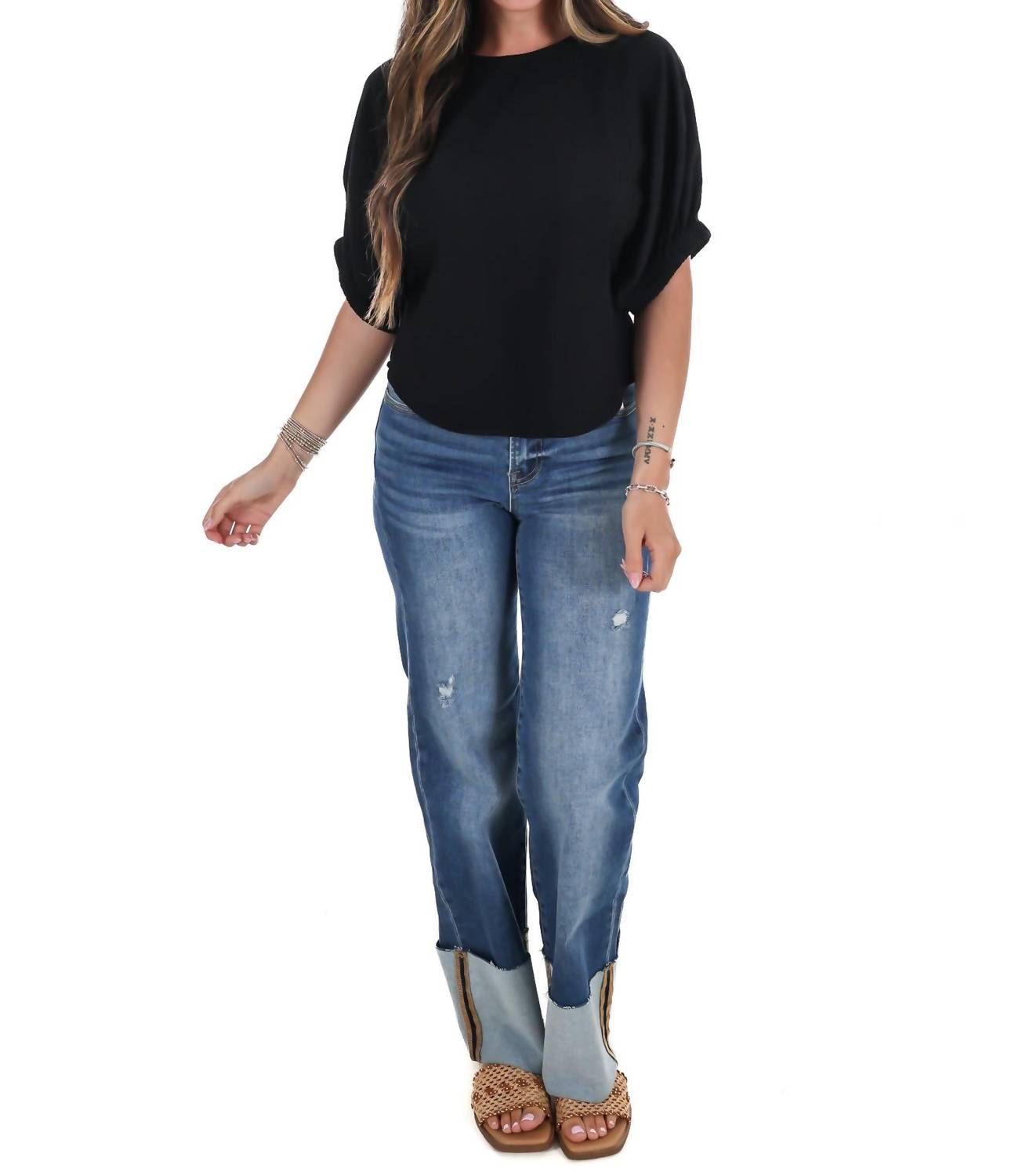 Ee:Some - Women's Easy Drape Top