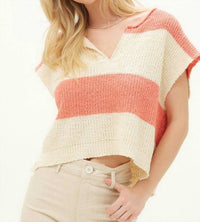 Illa Illa - Blair Sleeveless Sweater With Stripes