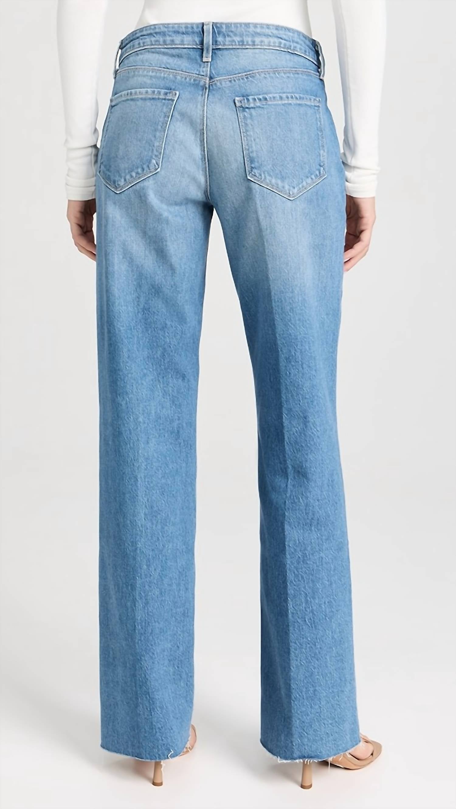 L'Agence - Tiana Wide Leg Jeans