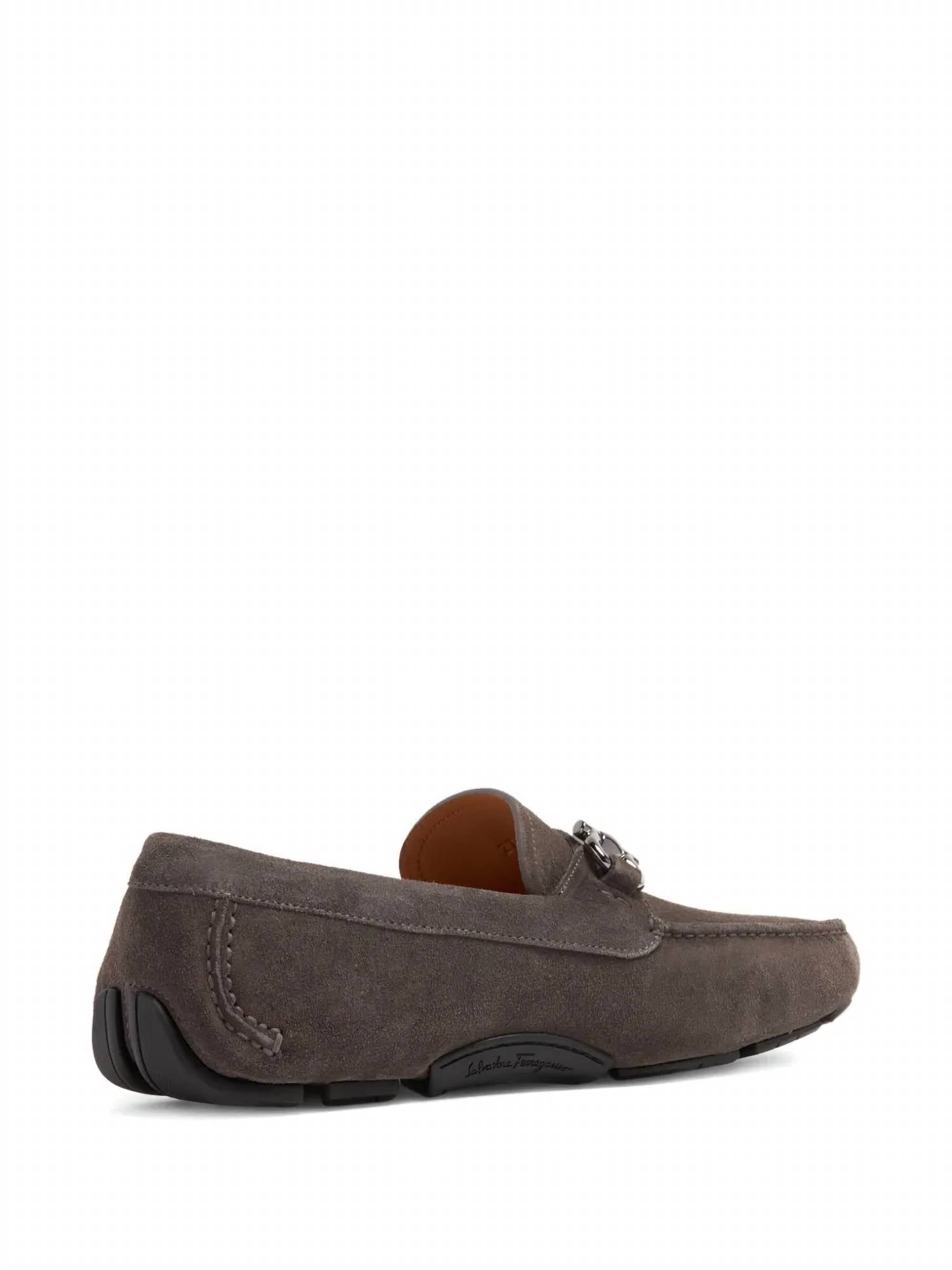Salvatore Ferragamo Men's Gancini Driving Loafers in grey - men's loafer - view 93