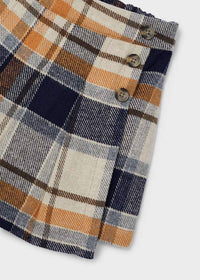 Mayoral - Plaid Pleated Skort