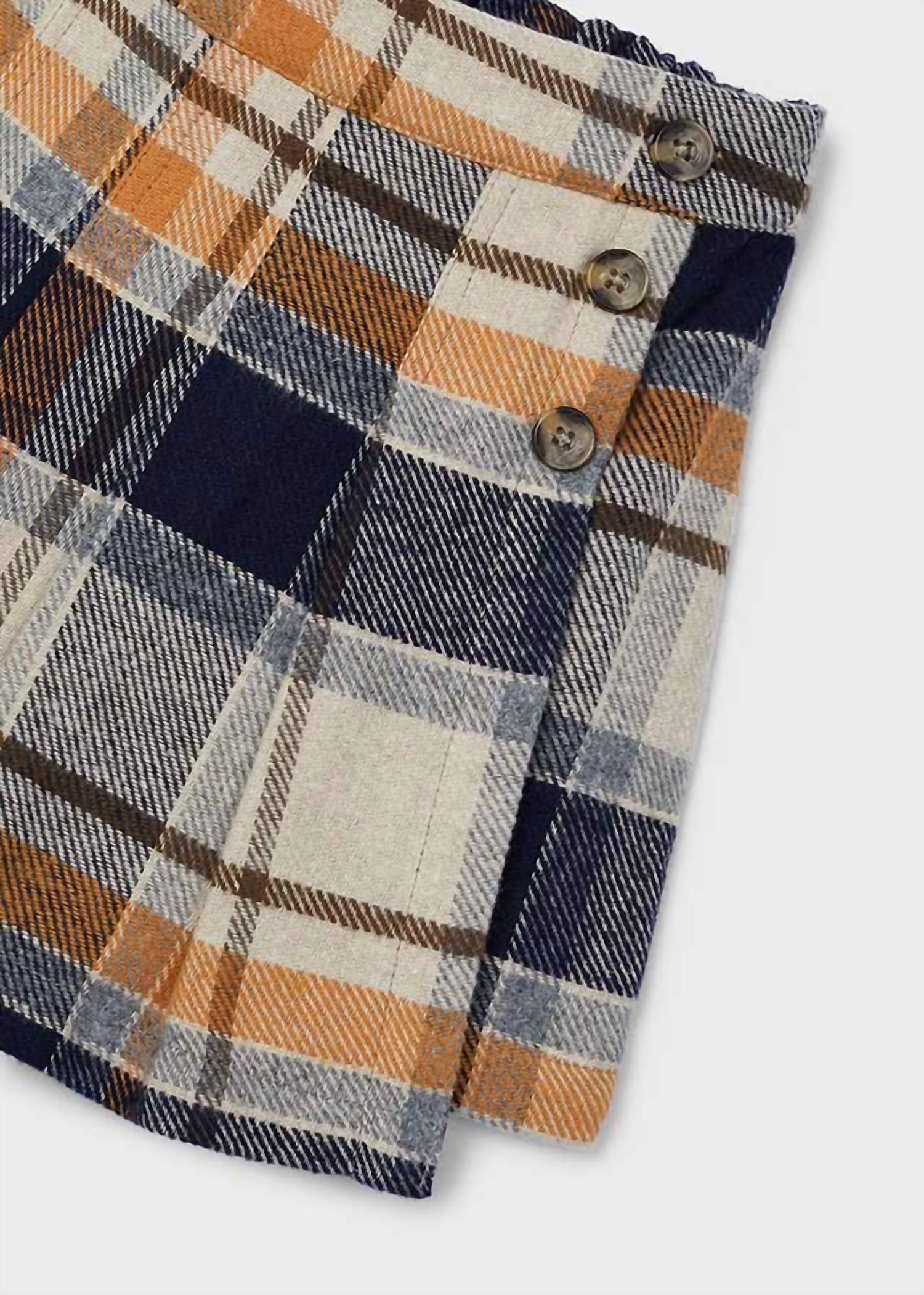 Mayoral - Plaid Pleated Skort
