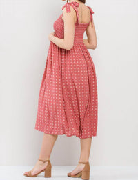 Hello Miz - Daisy Print Smocking Maternity Dress
