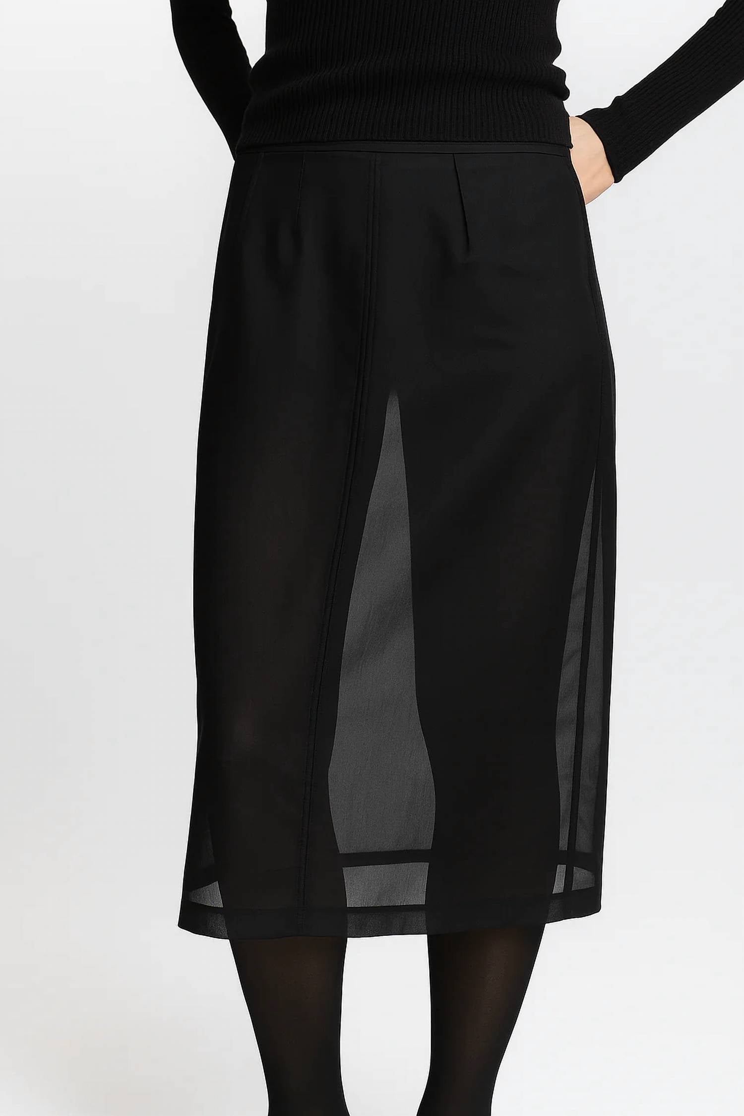 Saint Art - Idris Semi Sheer Skirt
