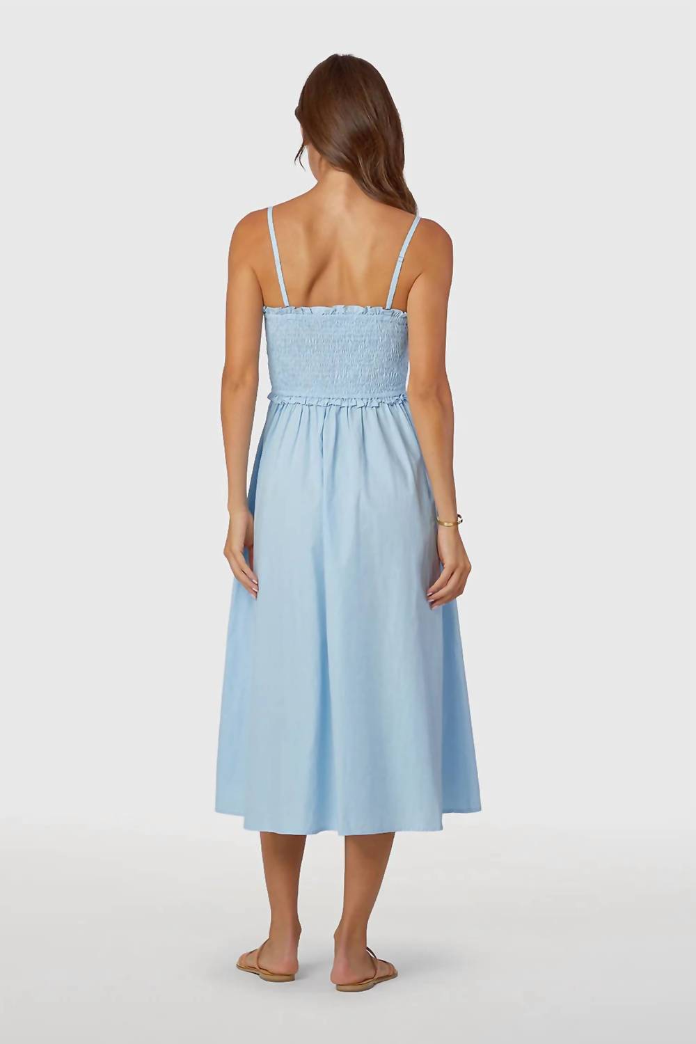 Livro - Smocked Midi Dress