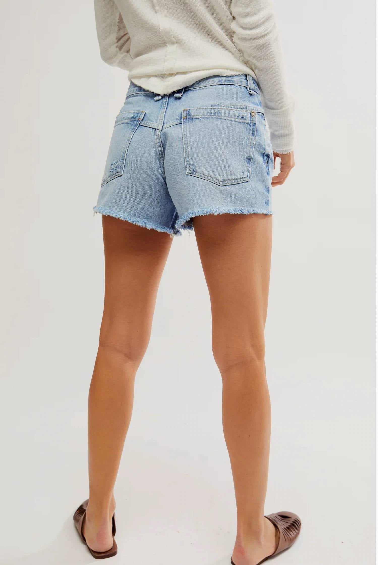 Free People - Now Or Never Denim Shorts