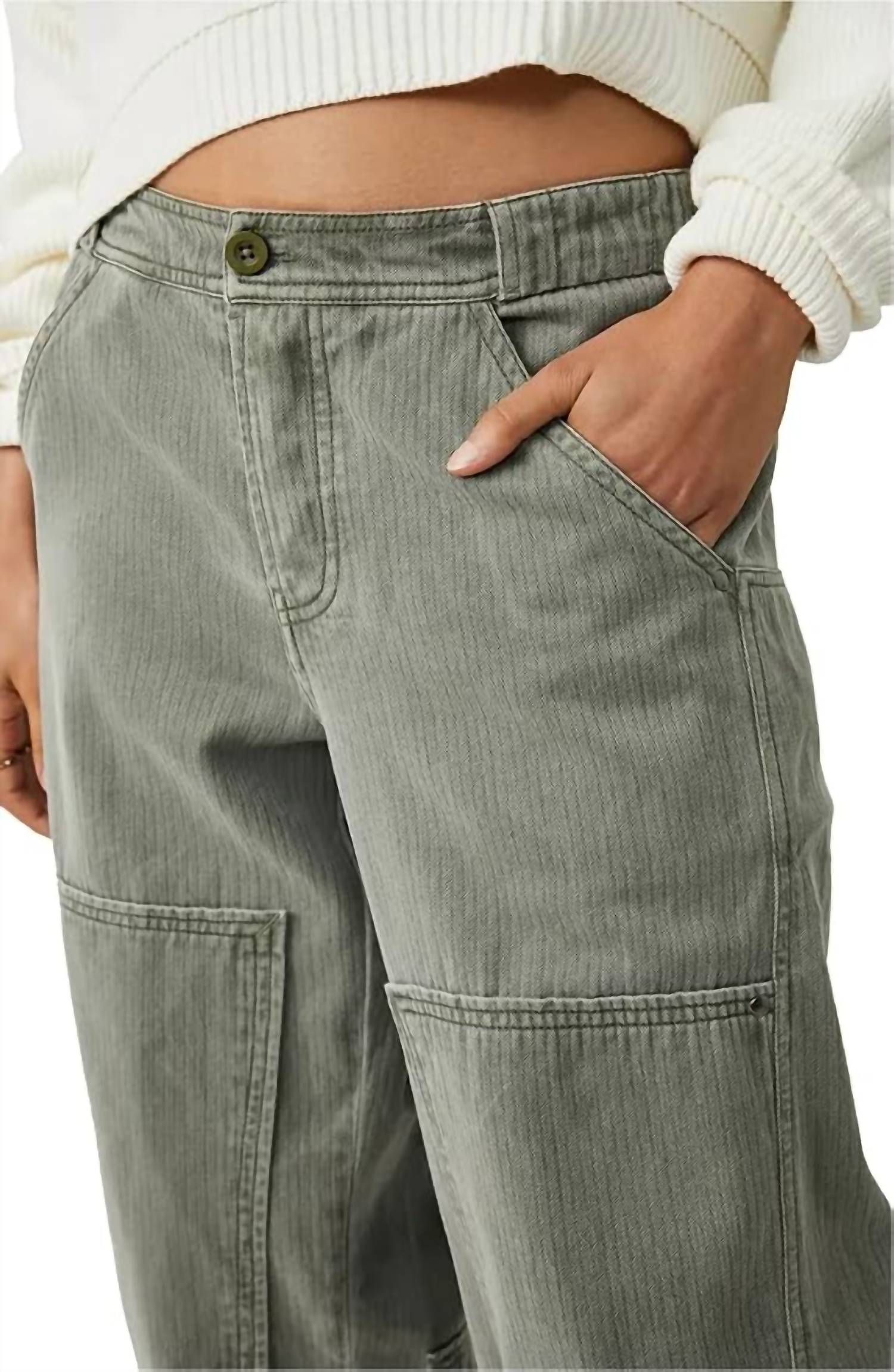 Free People - Turn Away Tapered Carpenter Pants