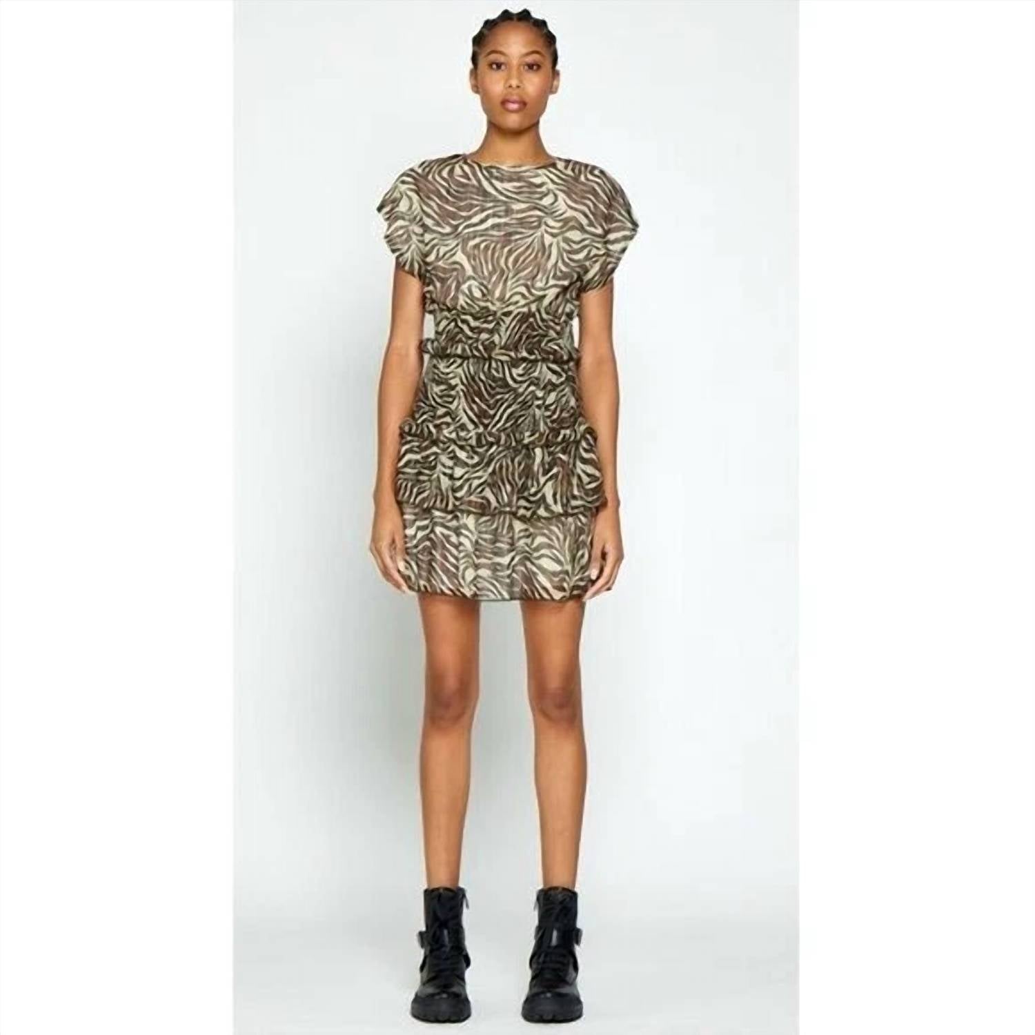 Walter Baker - Nova Tiger Print Mini Skirt