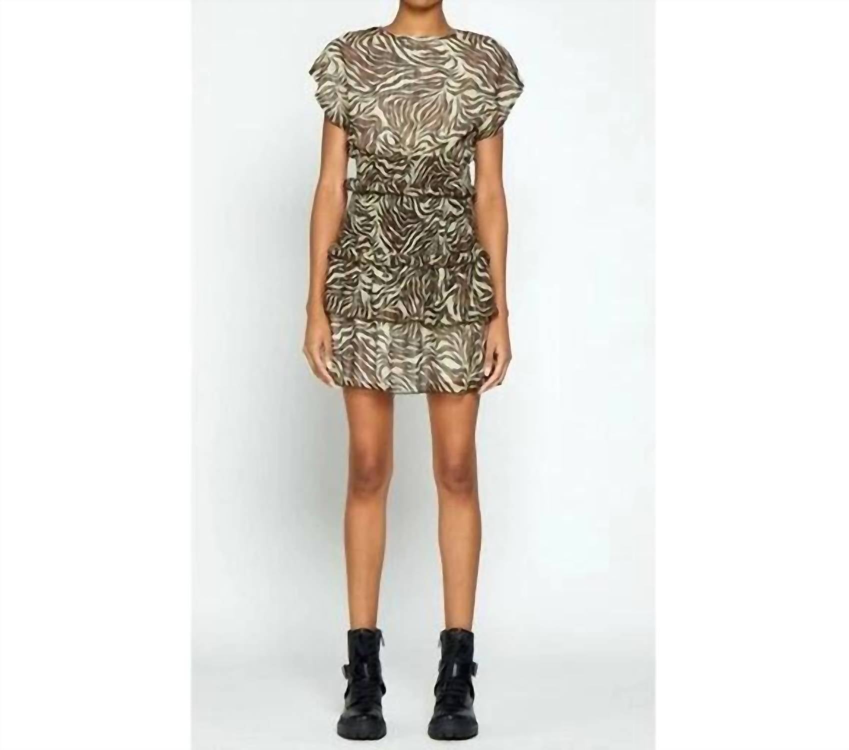 Walter Baker - Nova Tiger Print Mini Skirt