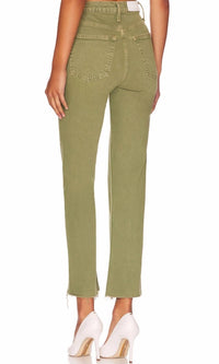 Re/Done - 70s Ultra High Rise Stove Pipe Jeans