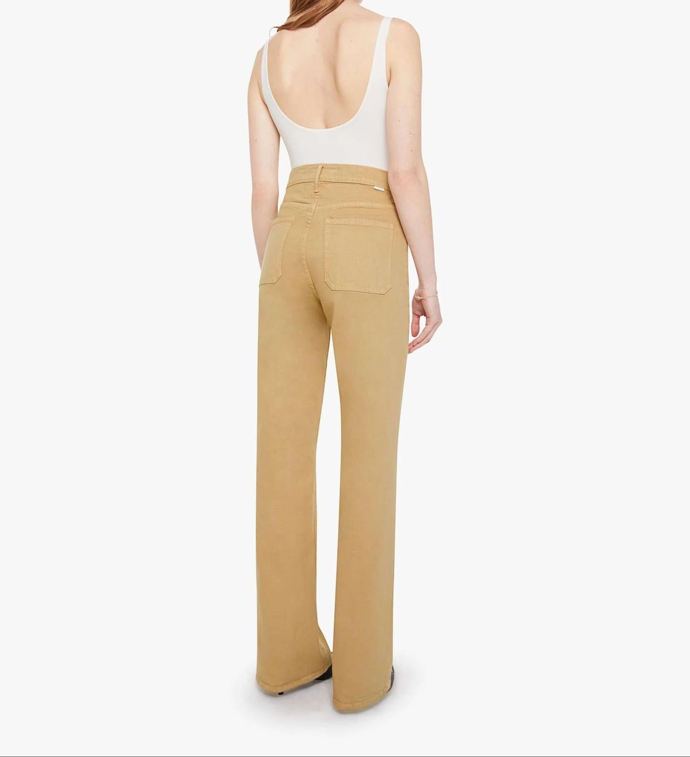 Mother - High Waisted Bookie Sneak Jean