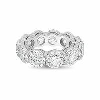 Diana M Jewels - Women's Round Lab-Grown Diamond Eternity Band (19.00 Ct) - Signature