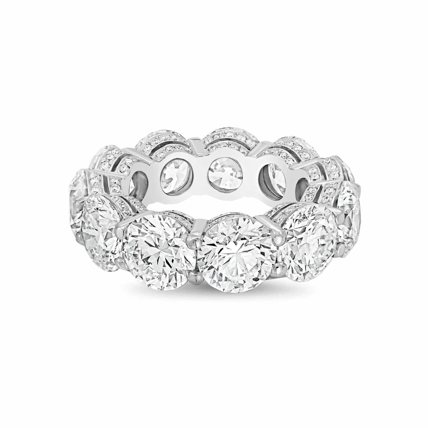 Diana M Jewels - Women's Round Lab-Grown Diamond Eternity Band (19.00 Ct) - Signature