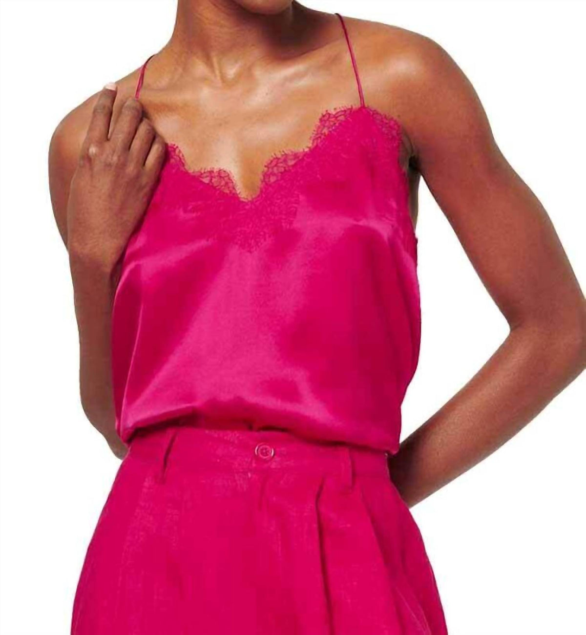 Cami Nyc - Racer Charmeuse Cami Top