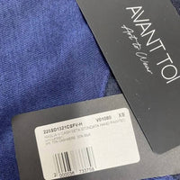Avant Toi Women’s Maglia Cashmere Silk High-low Sweater in navy - women's sweater - view 9