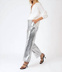 An'Ge - A Pitty Faux Leather Pants
