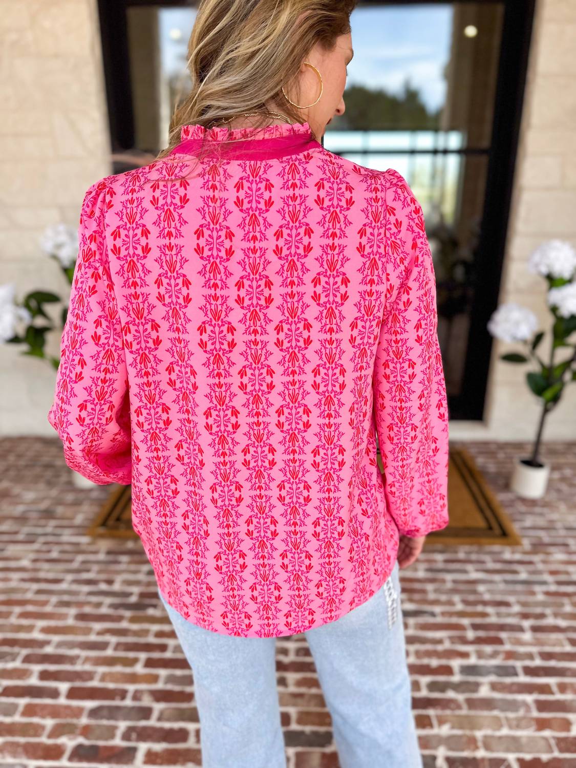 Mary Square - Gianna V-neck Top