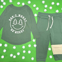 Tiny Whales - Kid's Be Merry Raglan Tee