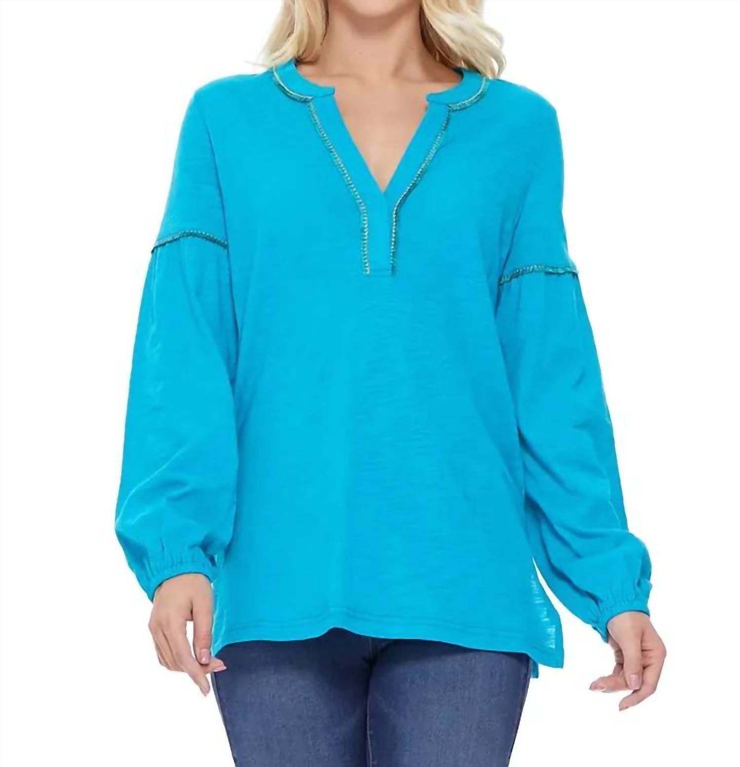 Aryeh - Tassel Trim Tunic