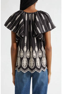 Ramy Brook - Bettie Embroidered Lace Top