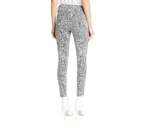 Frame - Frame Denim Le Skinny Jeans Noir Multi Animal Print Denim