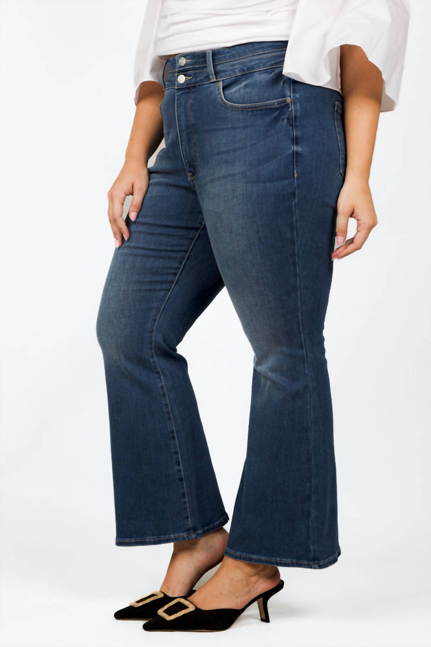 Nydj - High Rise Ava Flare Jeans - Plus