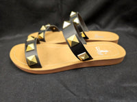 Corkys Footwear Women's Daiquiri Sandals in black strap - women's sandal