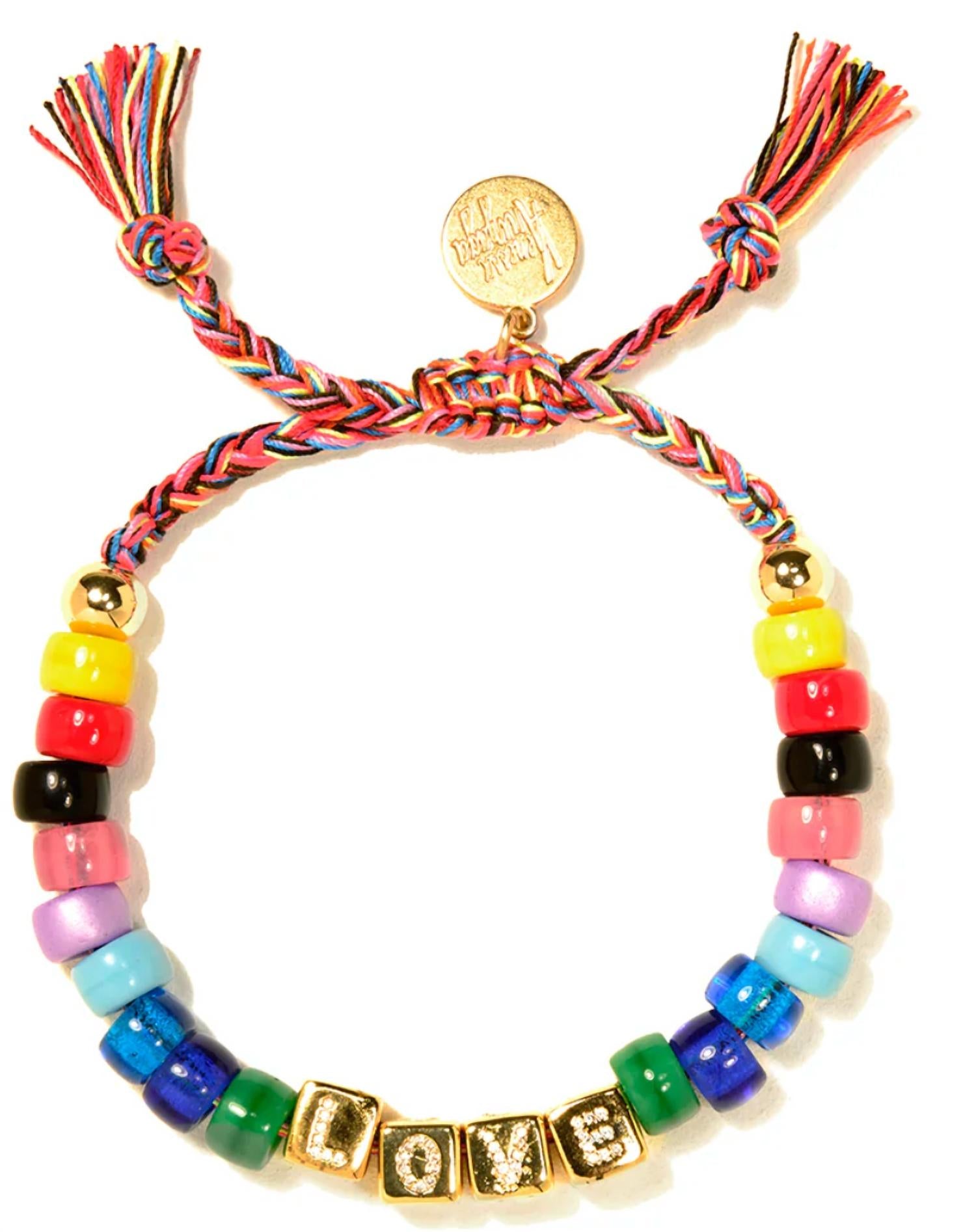 Venessa Arizaga - Women's Glass Charms Love Bracelet