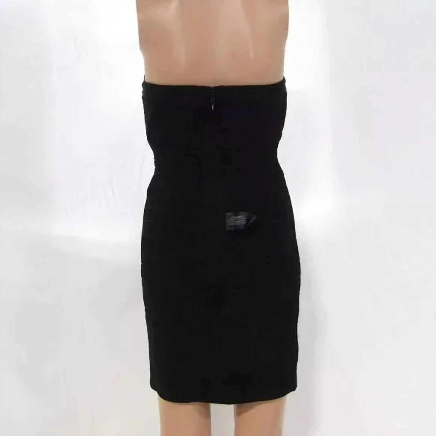 Herve Leger - Women's Strapless Bodycon Mini Dress