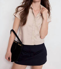 The Shirt - Boxy Short Sleeve Cropped Shirt