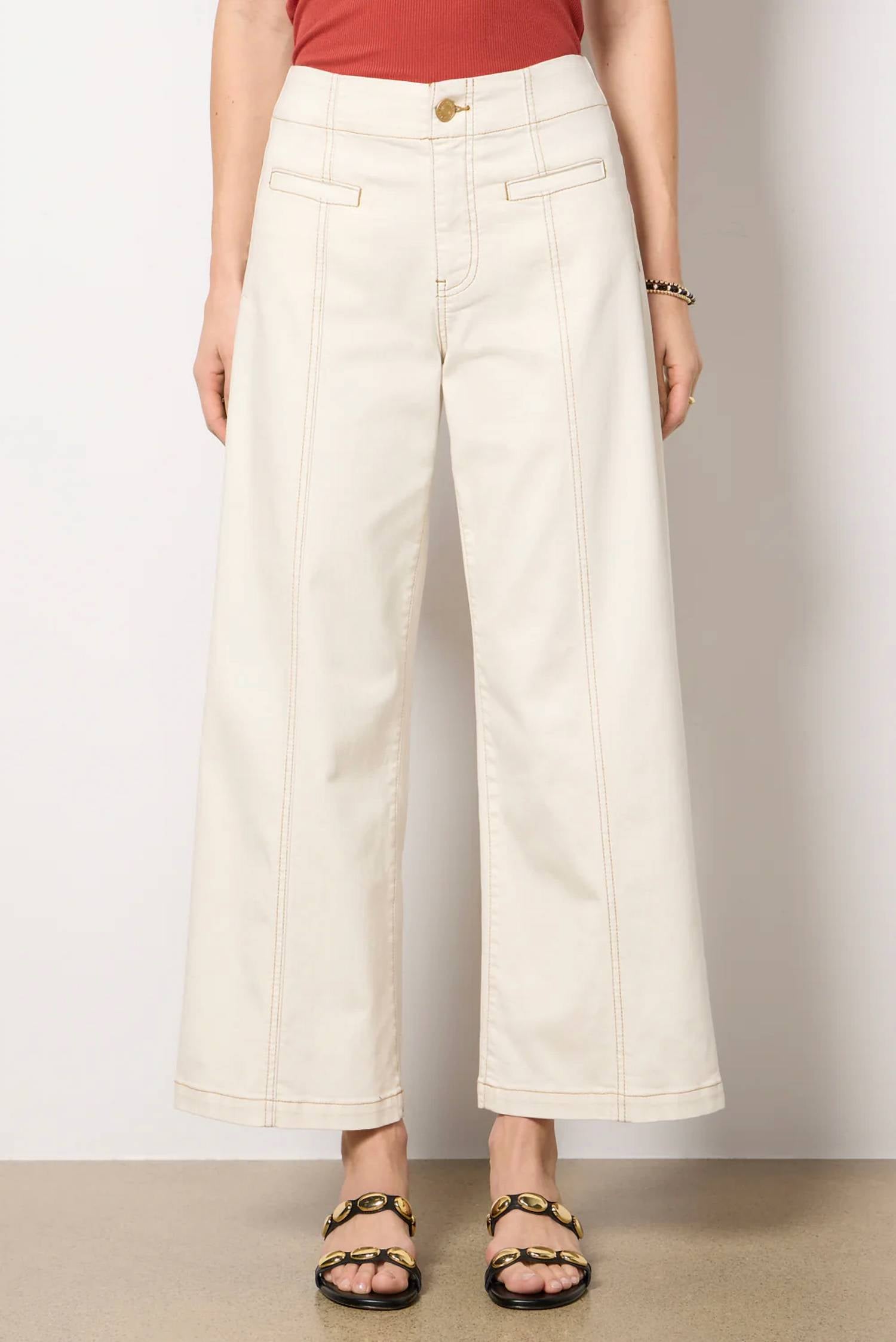 Kut From The Kloth - Meg Wide Leg with Contrast Stitch Jeans