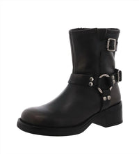 STEVE MADDEN Women's Brixton Bootie in distressed black - women's shoe