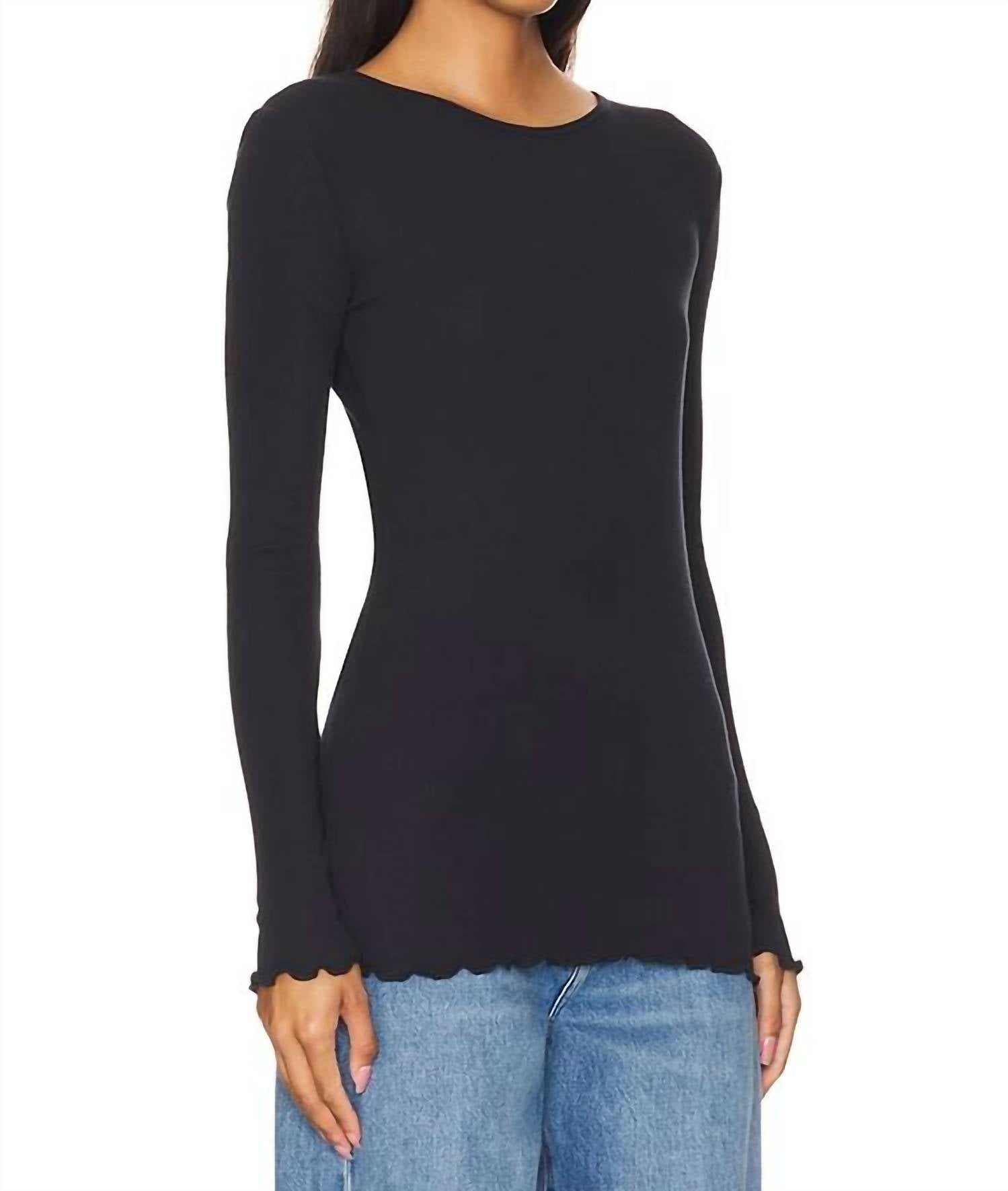 Free People - Long Sleeve Long Nights Layering Top