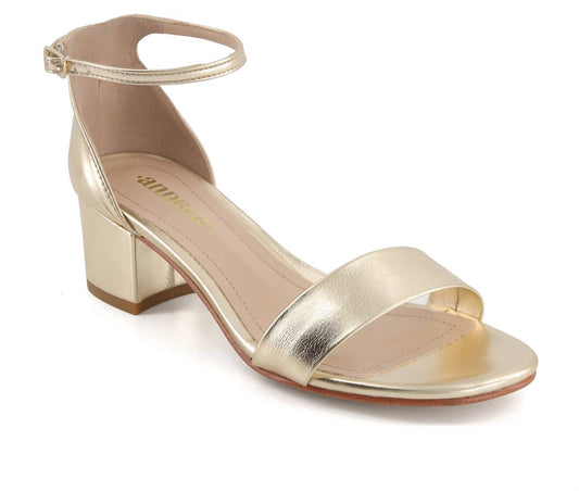 Andrea - Women's Ankle Strap Heeled Sandals