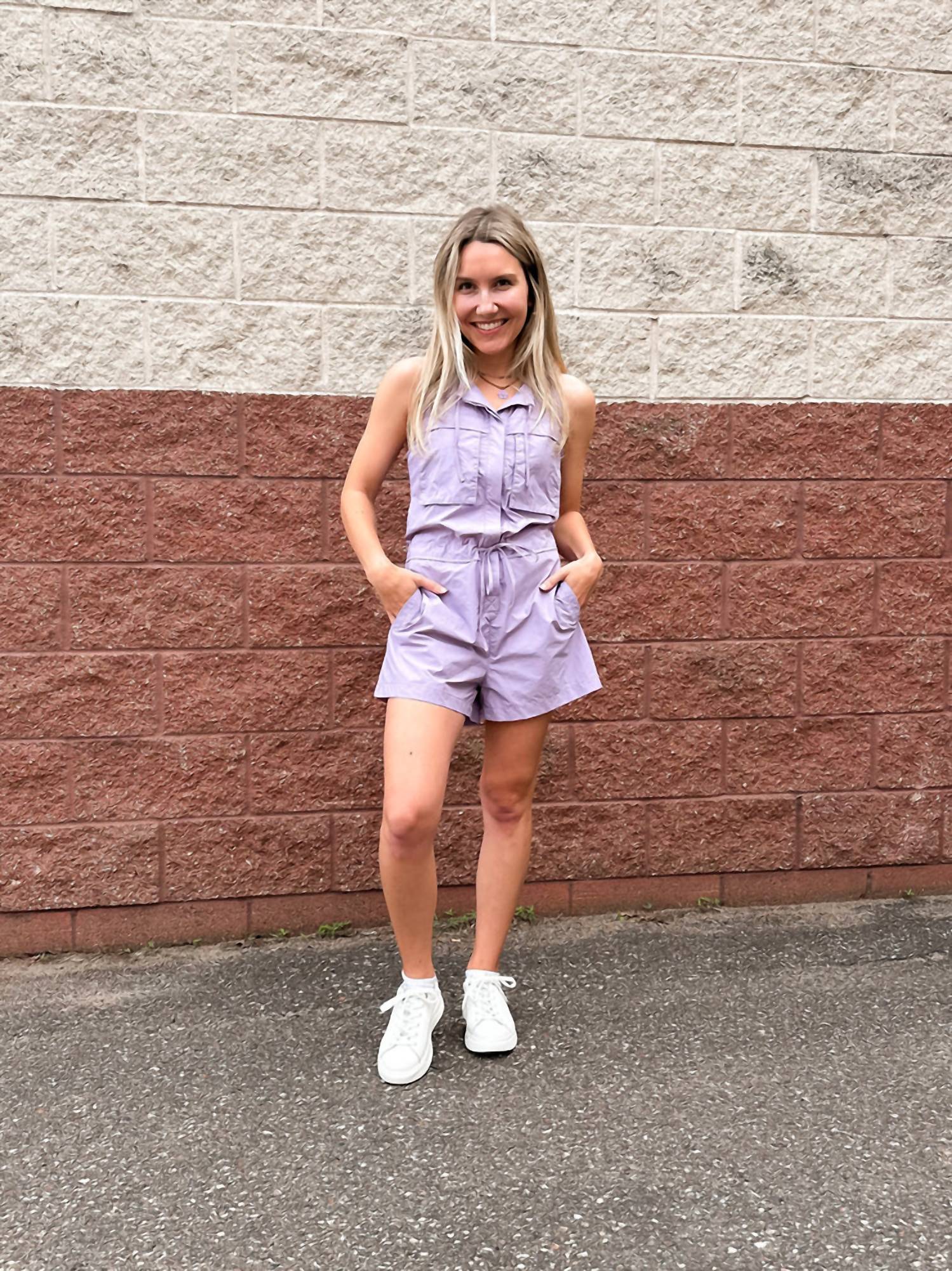 Mono B - Sleeveless Cargo Romper